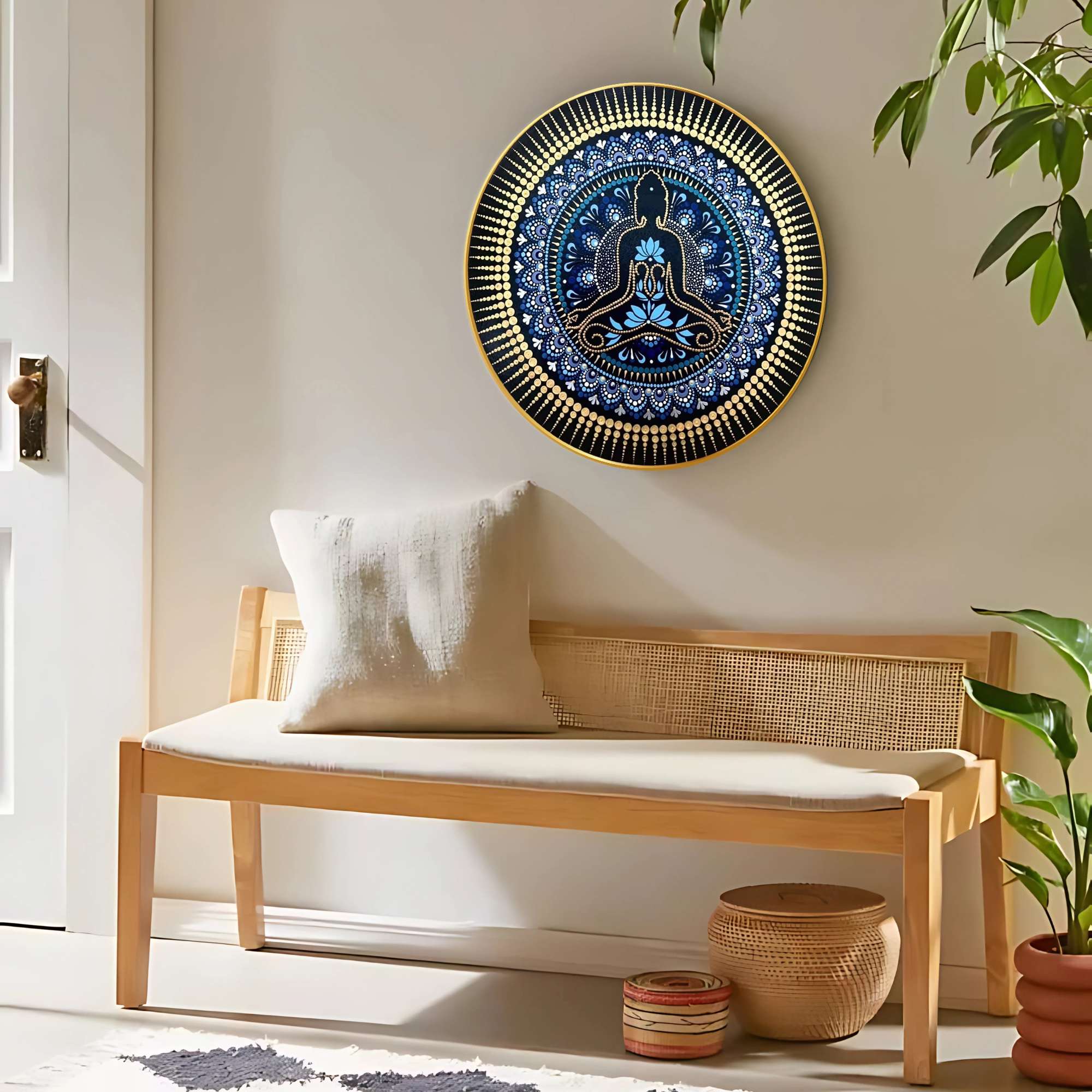 Round Wall Painting - Image 4